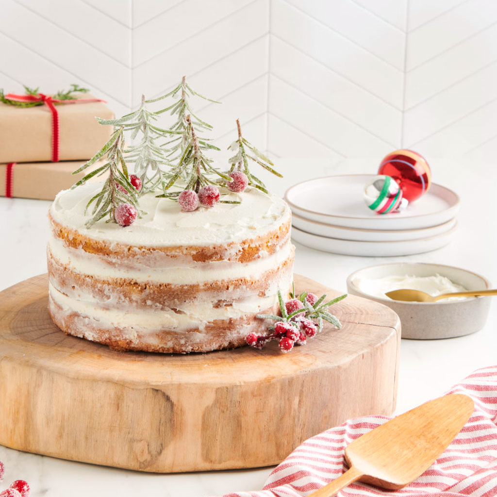 Christmas Vanilla Bean Butter cake