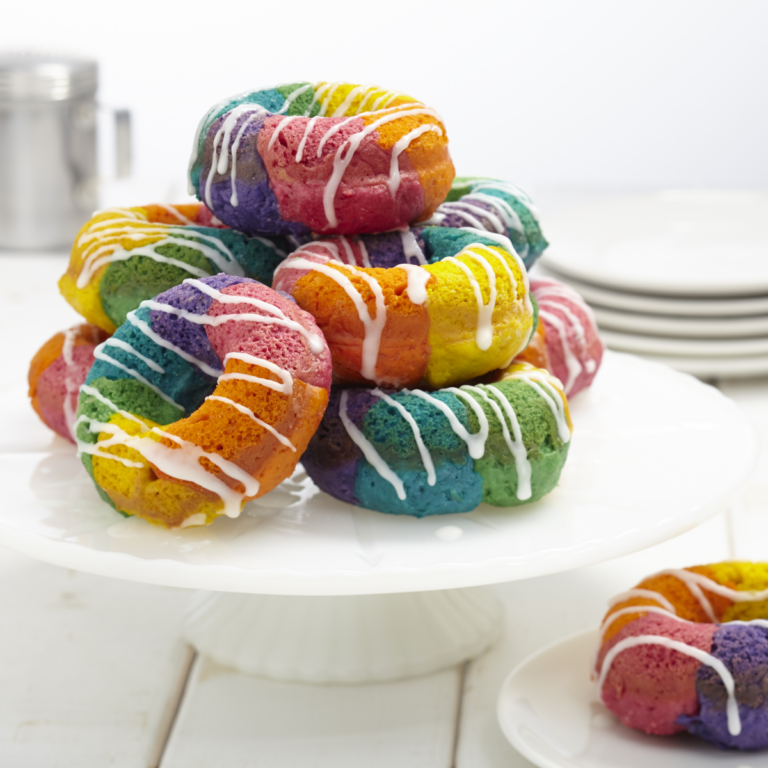 Rainbow Doughnuts