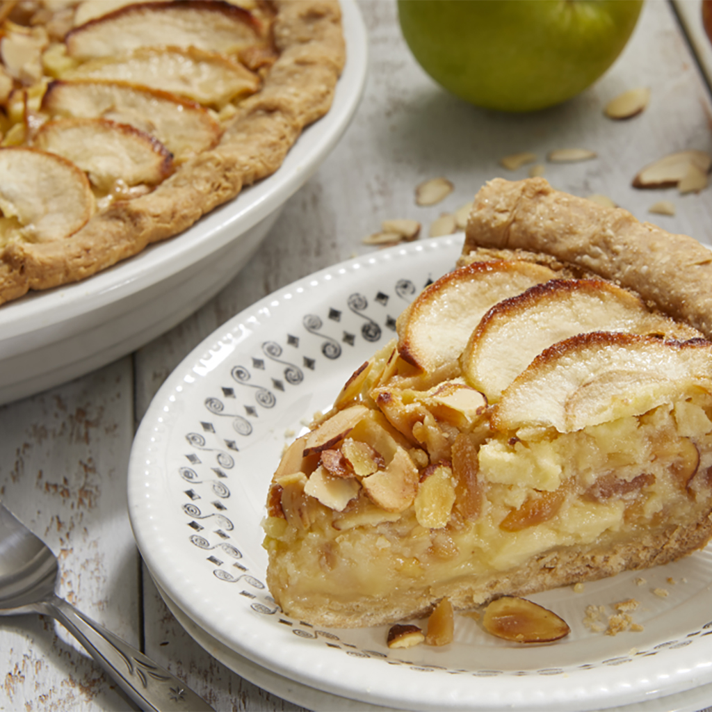 Apple Almond Custard Pie - Bake Good